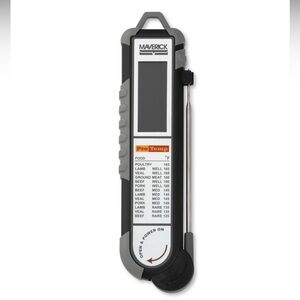 Pro Temp Folding Instant-Read Meat Thermometer - Black/Grey